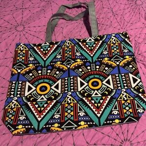Colorful Aztec Tote Bag